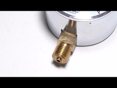 90mbar manômetro de pressão de cápsula aço preto baixo 60mm Manômetro tipo Bellow