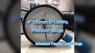 4" 100mm0~1.6MPa classe de precisão 1,6%