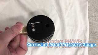 manômetro radial. Tipo bourdon helicoidal adequado para pressão muito alta