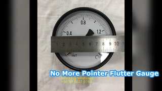 Medidor de pressão econômico de aço carbono de 4 "100 mm 0 ~ 1,6 MPa