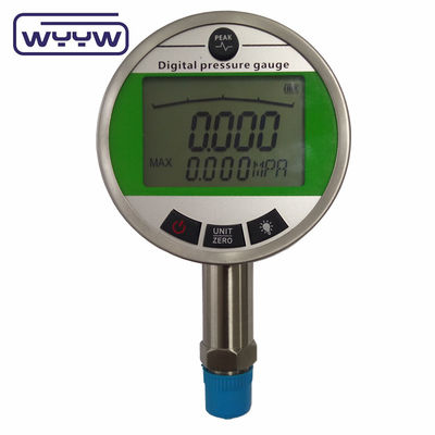 Medidor de pressão digital de 5 dígitos 100 mm de alta precisão com bateria LCD