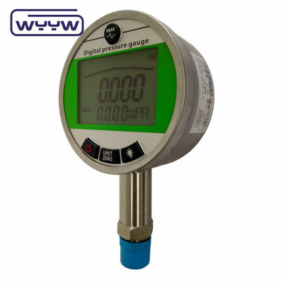 Medidor de pressão digital de 5 dígitos 100 mm de alta precisão com bateria LCD