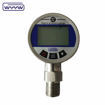 Manômetro Digital de Pressão de Gás de Aço Inoxidável 65 mm Com 4-5 Displays LCD Digitais