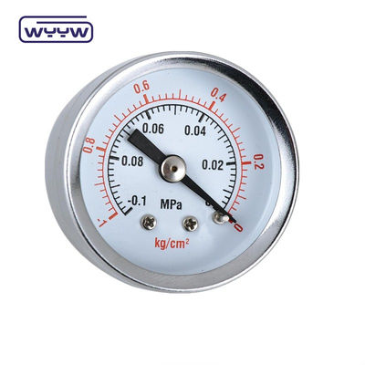 1/8&quot; NPT Mini manômetro de pressão Compressor de ar Manômetro de vácuo hidráulico