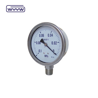 Instrumentos de medição de pressão de vácuo de 100 mm OEM ODM OBM Personalizado