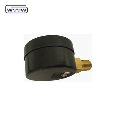Caixa de plástico medidor de pressão de vácuo de escala dupla montar para trás 1 1/2 &quot; 40MM -1bar-0bar Caixa de aço