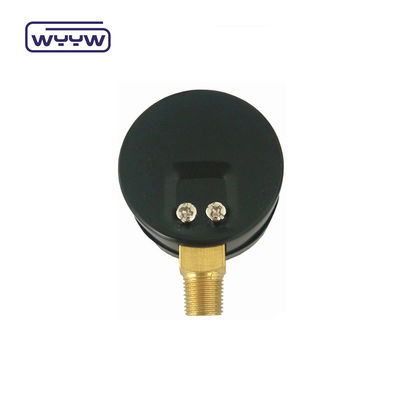 Caixa de plástico medidor de pressão de vácuo de escala dupla montar para trás 1 1/2 &quot; 40MM -1bar-0bar Caixa de aço