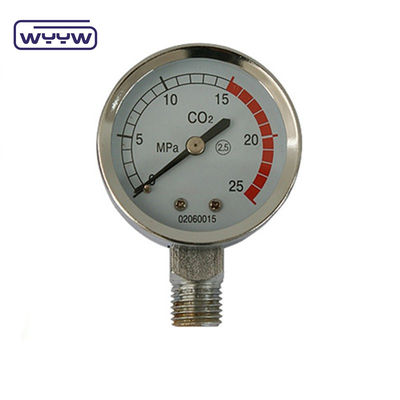 Regulador de pressão do manômetro comercial de gás natural 50mm manômetro do fornecedor de manômetro de pressão de CO2