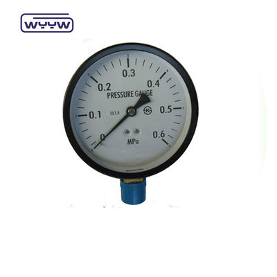 manômetro de pressão tipo parafuso de aço preto de 150 mm M20X1,5