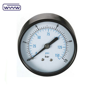 Boa qualidade preço competitivo gás natural 50mm caixa de aço preto barra psi balança dupla 1/8 &quot;bsp manômetro de pressão axial