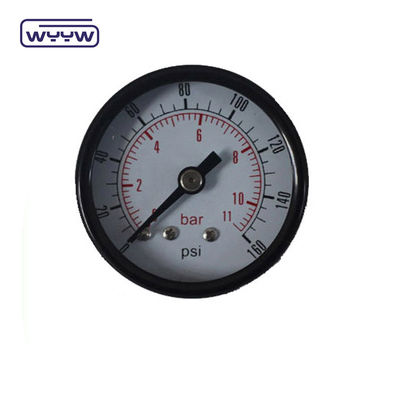 Boa qualidade preço competitivo gás natural 50mm caixa de aço preto barra psi balança dupla 1/8 &quot;bsp manômetro de pressão axial