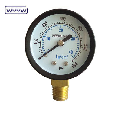 Utilizado para medir instrumentos de 60mm econômico 0-10bar medidor de pressão atmosférica de ar