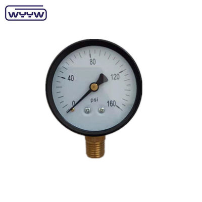 manômetro de pressão para filtro de piscina 2&quot; Dial, 0-60 Psi, fundo montado 1/4&quot; fio de tubo