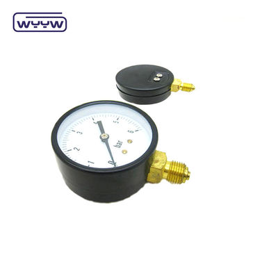 WYYW 100 mm caixa de ferro MS manômetro de ligação inferior 16bar