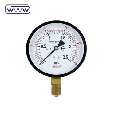 Medidor de pressão atmosférica de dupla escala de 100 mm