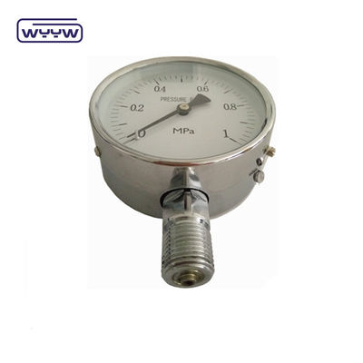 Medidor de pressão atmosférica de dupla escala de 100 mm