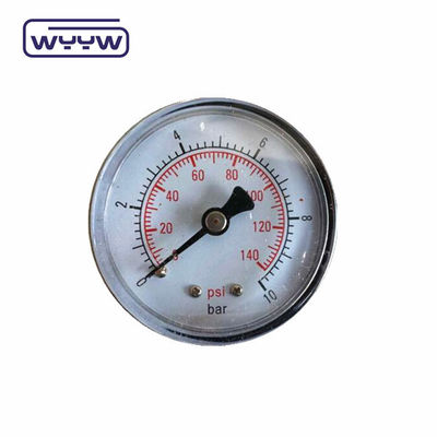 China manômetro de pressão preço de fábrica 1,5" 40mm 0-3.5bar manômetro de gás axial de plástico
