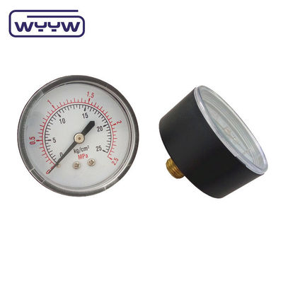 China manômetro de pressão preço de fábrica 1,5" 40mm 0-3.5bar manômetro de gás axial de plástico