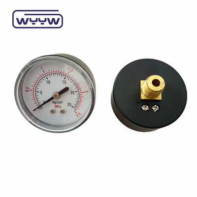 China manômetro de pressão preço de fábrica 1,5" 40mm 0-3.5bar manômetro de gás axial de plástico