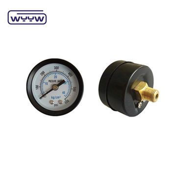 Instalação axial traseira OEM disponível bar psi manômetro de escala dupla 2&quot; manômetro de pressão de suspensão de ar de 50 mm