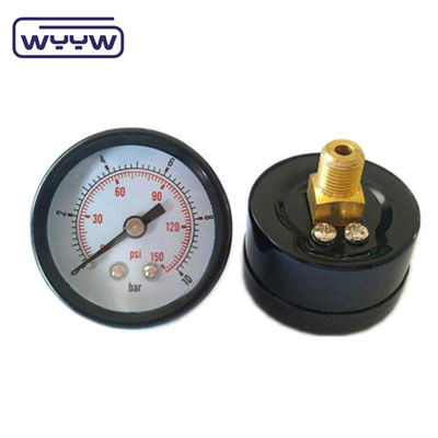 Instalação axial traseira OEM disponível bar psi manômetro de escala dupla 2&quot; manômetro de pressão de suspensão de ar de 50 mm