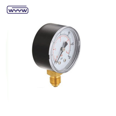 2 &quot; China fábrica de aço plástico manômetro normal