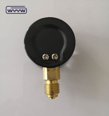 novo modelo de pressômetro portátil de plástico preto de aço de 1,5&quot;