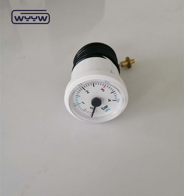 40 mm 0-4bar Caldeira pendurada de parede Medidor de pressão Material de aço preto