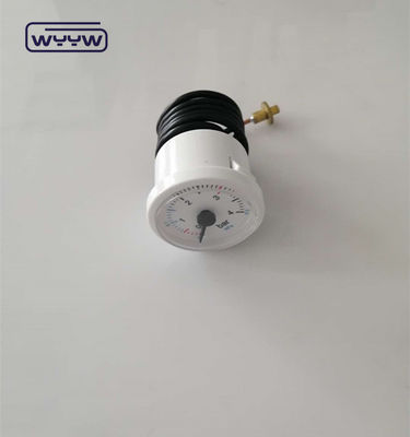 40 mm 0-4bar Caldeira pendurada de parede Medidor de pressão Material de aço preto
