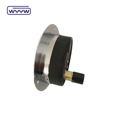 Manômetro de ar de 4" Medidor de pressão de flange frontal Montador traseiro