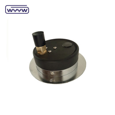 Manômetro de ar de 4" Medidor de pressão de flange frontal Montador traseiro