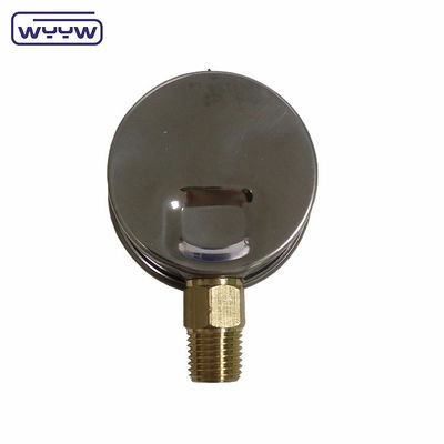 -30inHg Vacuum Compound Gauge Oil Filling Bottom Connection 1/4&quot; Bsp 2&quot; Pressurímetro