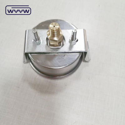 Manômetro de pressão hidráulico industrial de aço inoxidável, com manômetro de pressão de 1500 psi