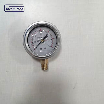 2Manômetro de pressão com líquido de 0,5&quot; manômetro de pressão radial EN837-1