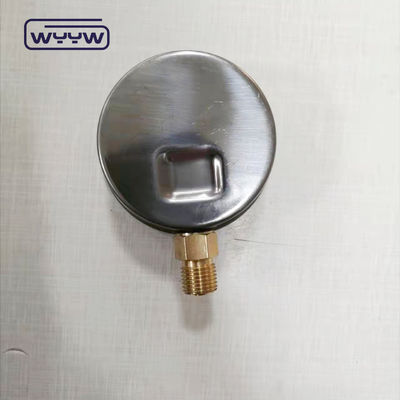 oem para manômetro de pressão industrial penumático livre 1/4&quot;G conexão radial líquido preenchido manômetro de pressão de barra 2,5&quot;