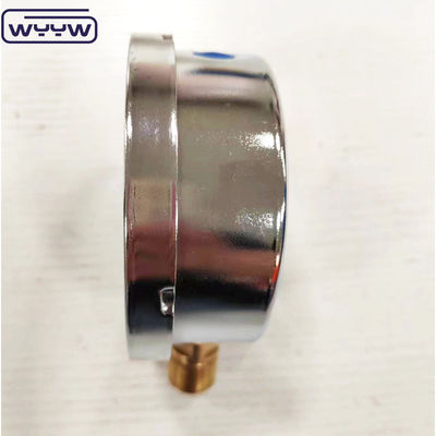 Novo produto, caixa cromada da baioneta 1/2&quot;bsp barra de entrada radial psi 4&quot; manômetro do manômetro de pressão com glicerina