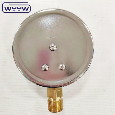 Novo produto, caixa cromada da baioneta 1/2&quot;bsp barra de entrada radial psi 4&quot; manômetro do manômetro de pressão com glicerina