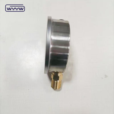 100 mm 1,6% 1% de precisão Medidor de pressão da bomba, Medidor de pressão diferencial para filtros, Medidor de pressão
