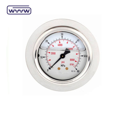 China custom OEM aço inoxidável hidráulico medidor de pressão de óleo seguro,medidor de pressão de óleo, medidor de pressão diferencial de ar