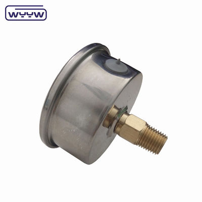 2Manômetro de pressão de tipo flange com painel cheio de glicerina