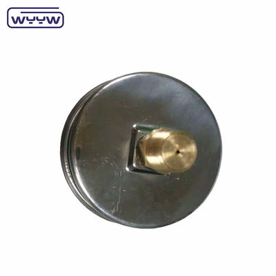 63mm EN837-1 água hidráulica 0-10bar/psi óleo de entrada axial glicerina manômetro de pressão preenchido 2,5"