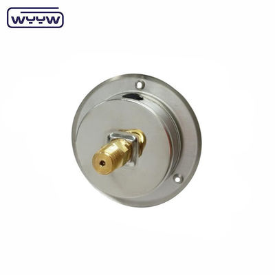 flange 63 mm de dupla escala, grau de resistência a choques de 2,5%, manômetro de precisão, manômetro de pressão hidráulica, 16 bares