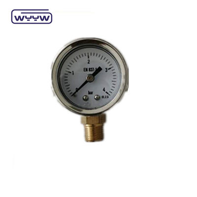 Teste de pressão de gás do caso SS 40 mm Dial Size Back Mount