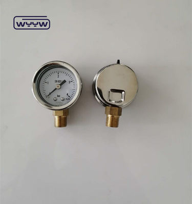 Teste de pressão de gás do caso SS 40 mm Dial Size Back Mount