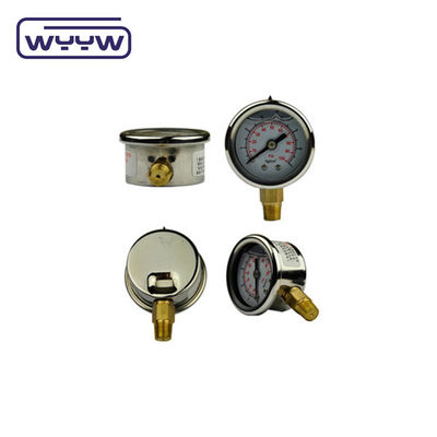 Teste de pressão de gás do caso SS 40 mm Dial Size Back Mount