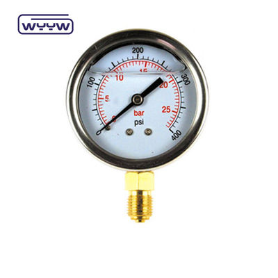 2.5&quot; Manômetro de manômetro de pressão antivibração