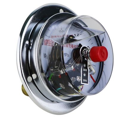60 MPa Silicone Preenchido 380 V Medidor de Pressão Elétrico de Contato Resistente a Choques