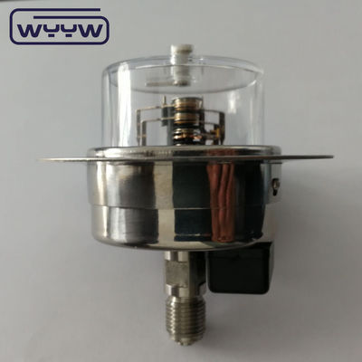 2.5&quot; Medidor de pressão de contacto elétrico de aço inoxidável Conexão de painel tipo flange