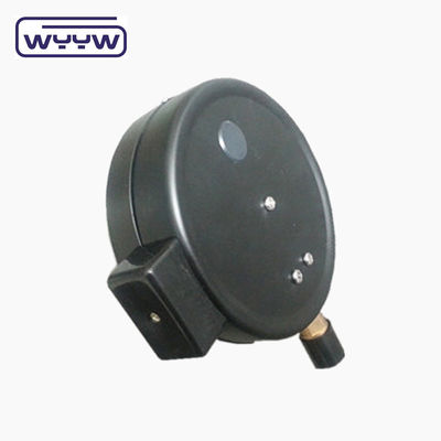 Medidor de pressão elétrica de contacto padrão 60 mm Material de aço preto / aço inoxidável