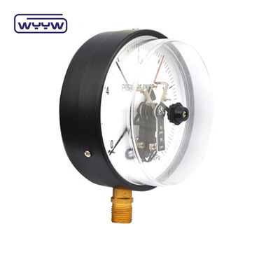 6&quot; 150mm de aço preto Medidor de pressão de contato elétrico Base de montagem